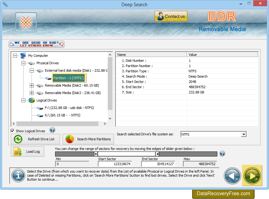 Select partition Select partition