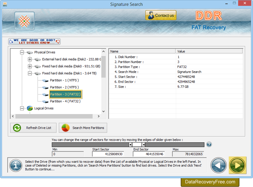 Select partition Select partition