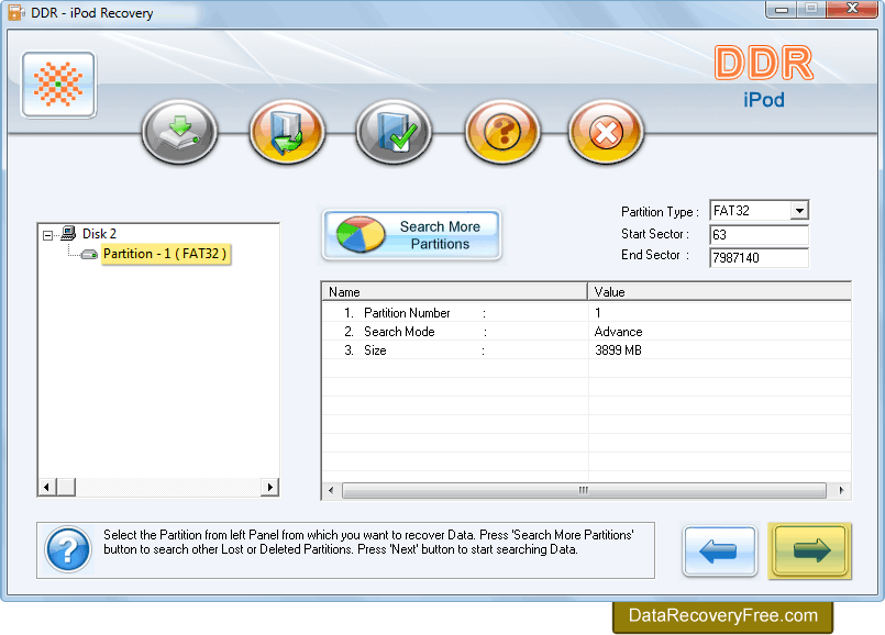 Select partition